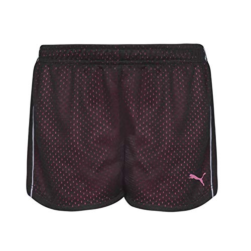 PUMA Big Girls' Double Mesh Active Shorts