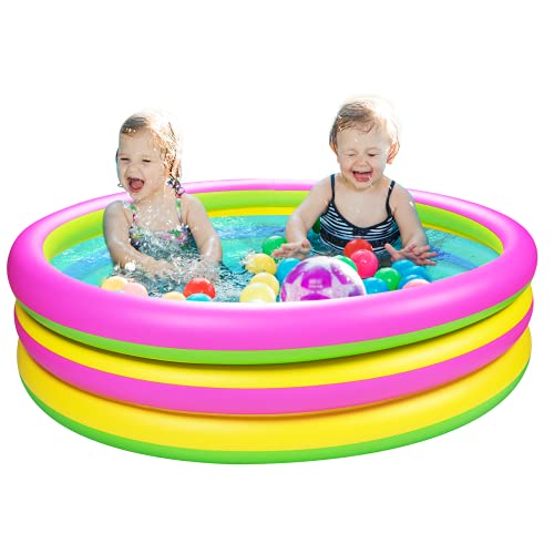 Joyjoz Inflarable Kiddie Colorful Swim Pool