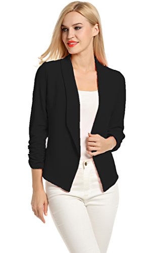 POGTMM Women's Oversized Lapel Suit Blazer Jacket