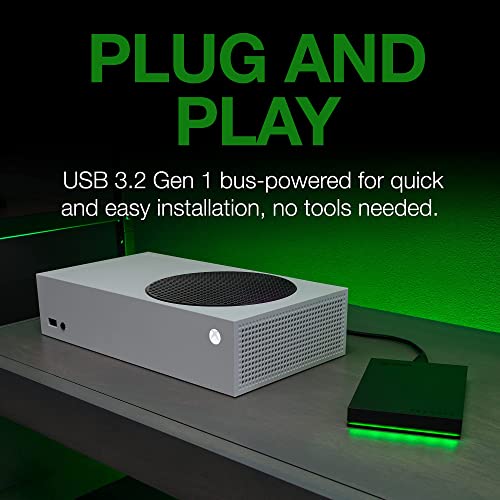 Seagate Game Drive for Xbox 2TB External Hard Drive Portable HDD