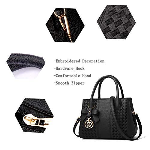 Fashion PU Leather Satchel Tote Bag