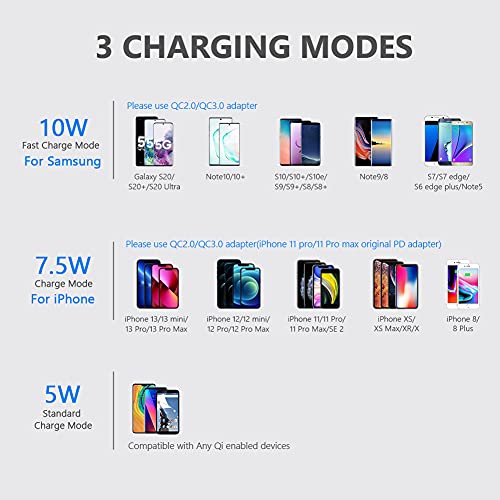 Yootech Qi-Certified 10W Max Wireless Charging Stand