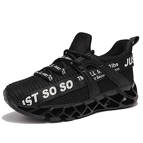 UMYOGO Kids Tennis Shoes, Black