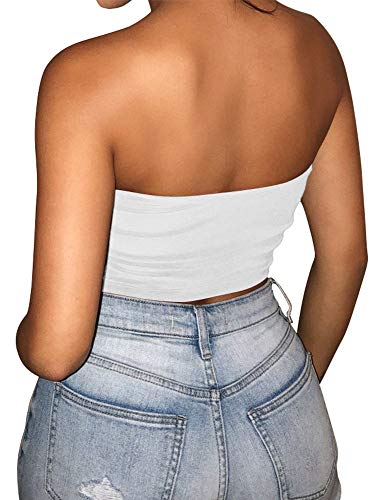 Strapless Tube Crop Top