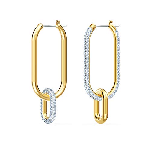 Swarovski Time Pierced Hoop Earrings
