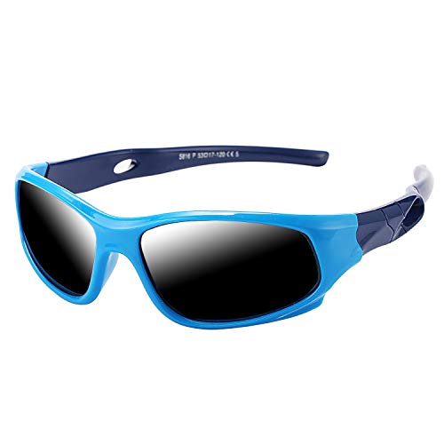 Polarized Sports Sunglasses (Baby Blue)