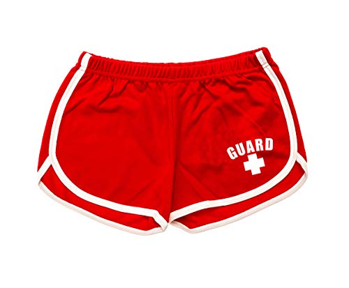 Womens Guard Shorts (Red, S)