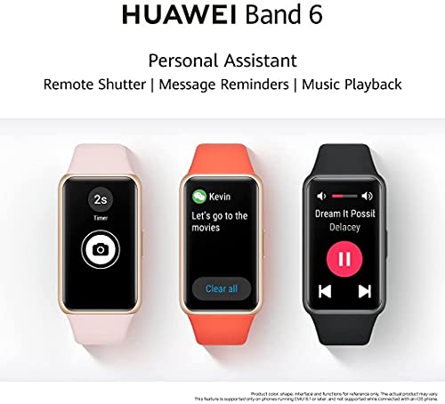 HUAWEI Band 6 Fitness Tracker Smartwatch - Black
