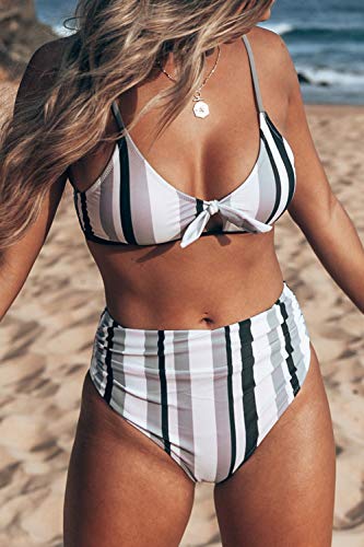CUPSHE Stripe Bikini