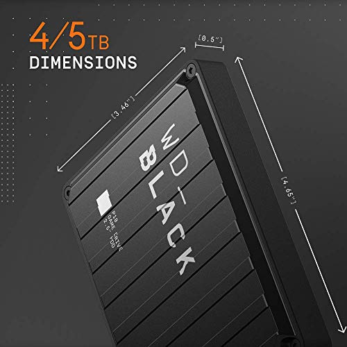 WD_BLACK 5TB P10 Game Drive - Portable External Hard Drive HDD