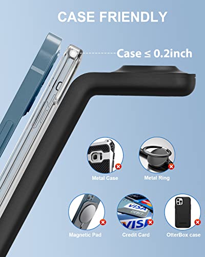 Wireless Charger Stand, CIYOYO 3 in 1 Fast Wireless Charging Station Dock for Apple Watch Series