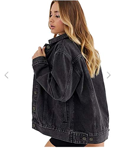 Cantonwalker Oversize Vintage Washed Denim Jacket