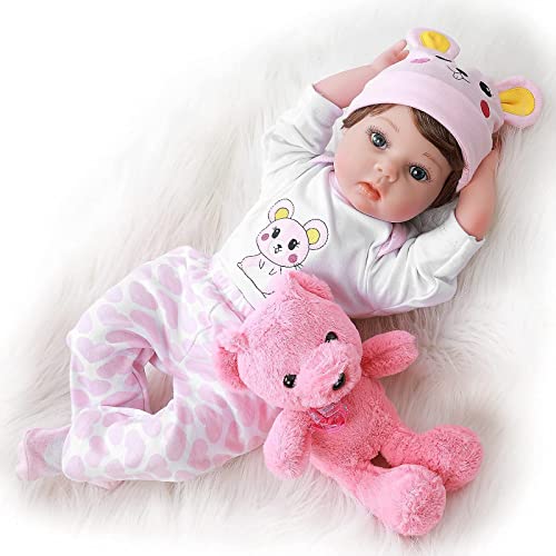 Yesteria Lifelike Reborn Baby Doll - 22 Inches, 2 Outfits