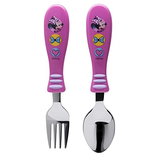 Zak Designs Minnie Easy Grip Fork & Spoon Set
