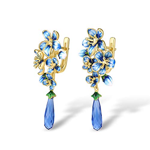 Santuzza Orchid Earrings