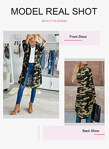 Camouflage Chunky Cardigan