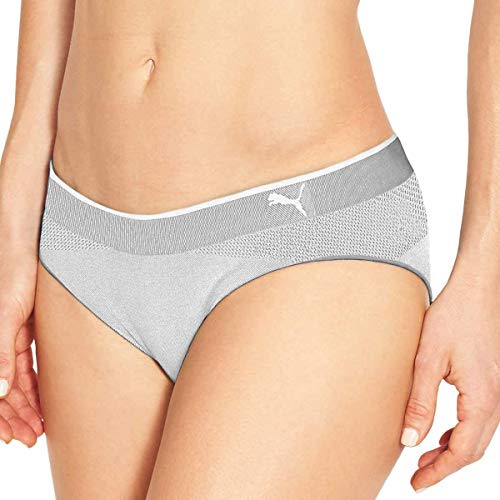 PUMA Women's Performance Bikini Underwear, 4-Pack
