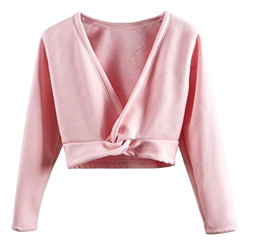 DANSHOW Girls' Ballet Cardigan Dress