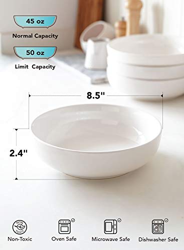 LE TAUCI Large Ceramic Bowls - Set of 4