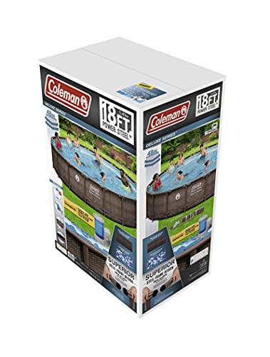 Coleman Power Steel Deluxe Above Ground Pool Set