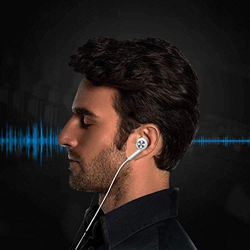 Wired Earbuds with Microphone and Bass