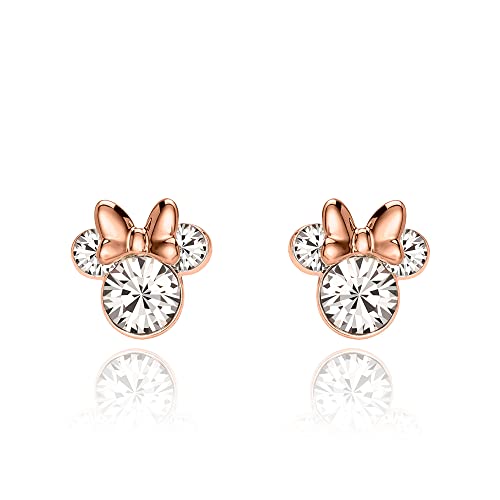 Minnie Mouse Crystal Stud Earrings