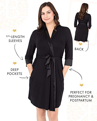 Kindred Bravely Emmaline Maternity & Nursing Robe, S/M