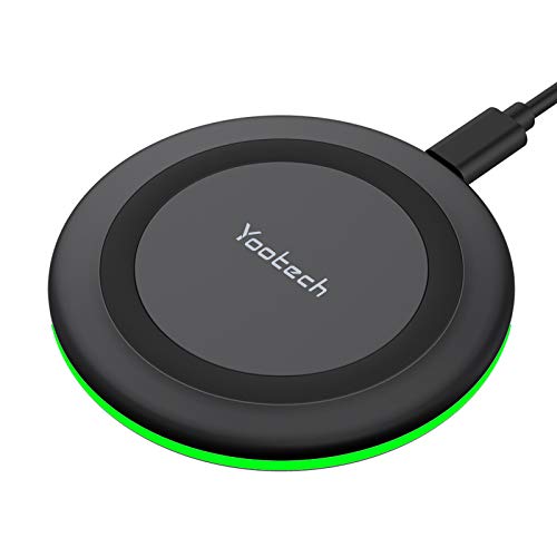 Yootech Wireless Charger,Qi-Certified 10W Max Fast Wireless Charging Pad Compatible with iPhone