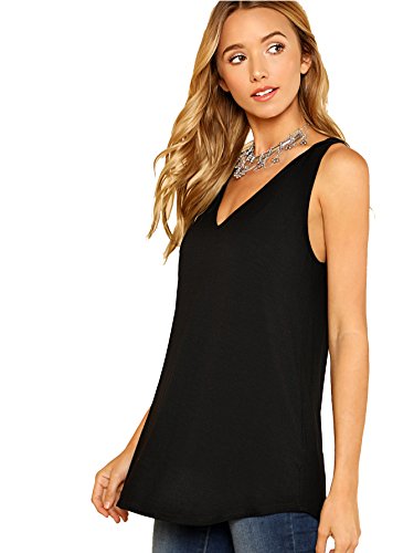 Longline Dolphin Hem Tank Top