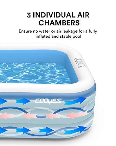 COOYES Inflatable Kiddie Swimming Pool