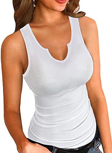 VICHYIE Ribbed Tank Top