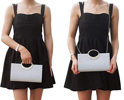 Dexmay Crystal Handle Evening Bag