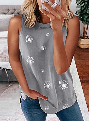 Biucly Women's Dandelion Tank Top