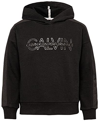Calvin Klein Big Girls' Performance Hoodie in Black