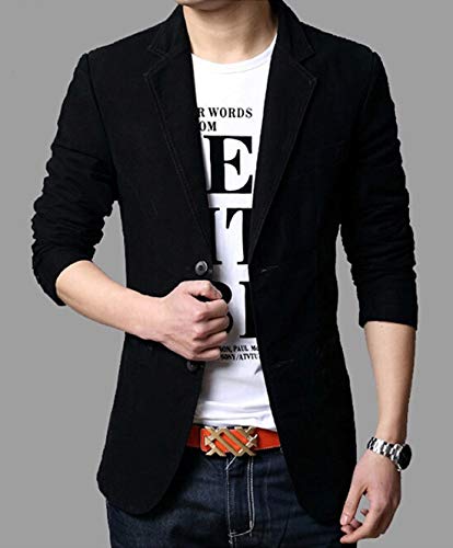Slim Fit Cotton Blazer for Men