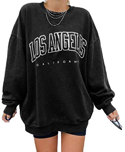 Women's LA Long Sleeve Oversized Sweatshirt