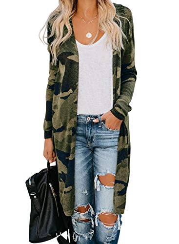Camouflage Chunky Cardigan