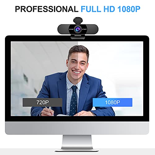 eMeet 1080P Webcam with Microphone, C960 Web Camera