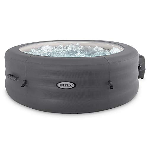 Intex 4-Person Inflatable Hot Tub with Bubble Jets and Cover