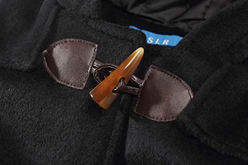 SSLR Boys' Thermal Wool Coat