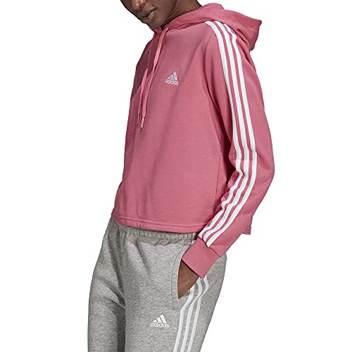 adidas 3-Stripes Cropped Hoodie