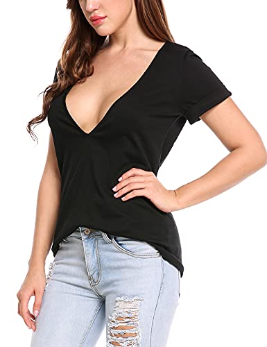 Deep V Casual Summer Tee
