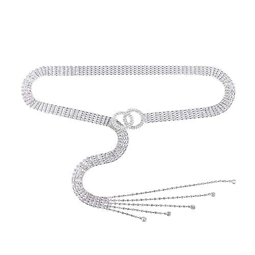Crystal Rhinestone Waistband Belt for Women