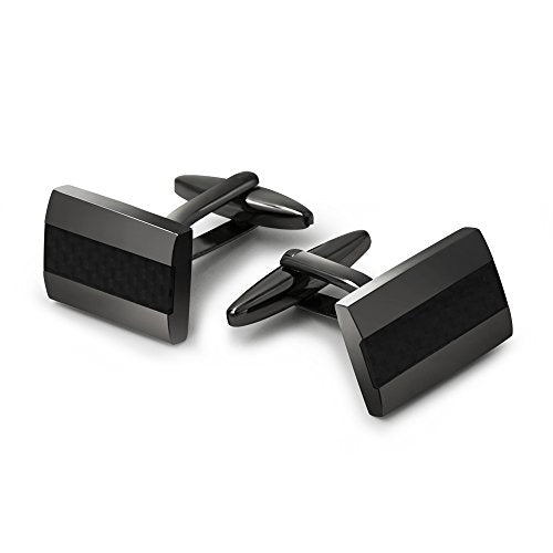 Carbon Fiber Handcrafted Cufflinks
