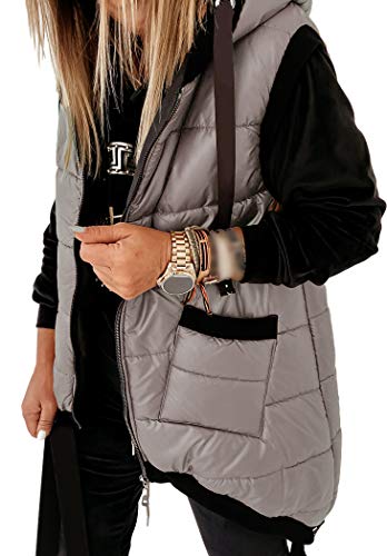 Kaxindeb Women's Hooded Outwear Vest
