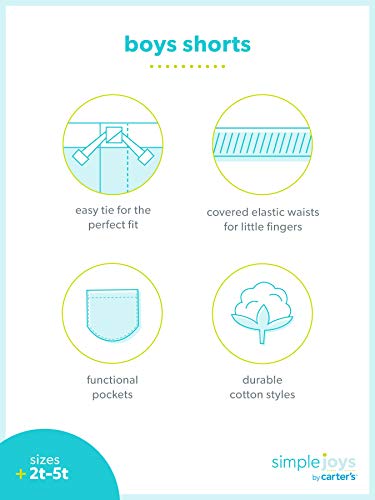 Simple Joys by Carter's Baby Boys' Toddler Shorts, 2-Pack