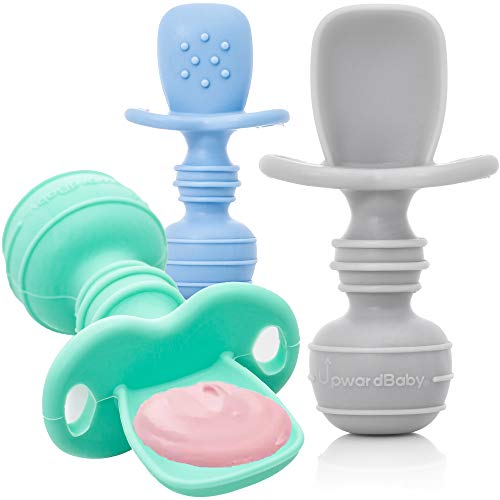 Led Weaning Silicone Baby Spoons 3-Pack