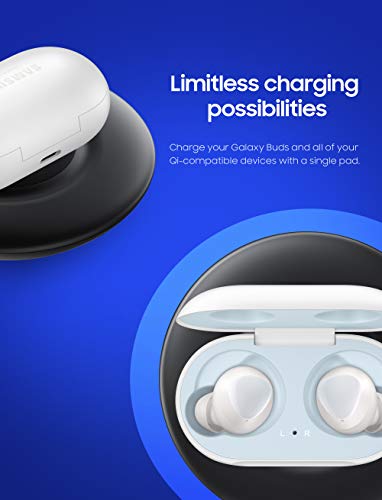 Fast Charge Wireless Charger Pad (2019 Edition) with Cooling Fan for Galaxy Phones, Watches and Apple Iphone Devices