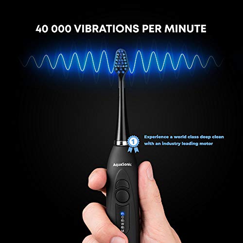 AquaSonic Duo Dual Handle Electric Toothbrush Set