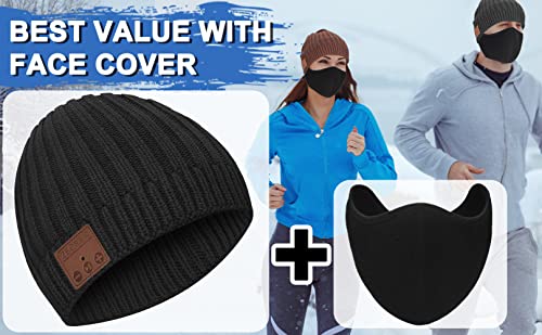 ZecRek Bluetooth Beanie Hat w/Face Cover